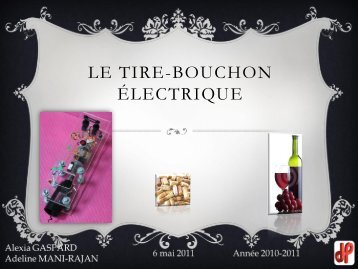 Le tire-bouchon Ã©lectrique