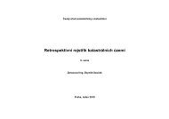 Retrospektivnà rejstÅÃk katastrálnÃch územÃ