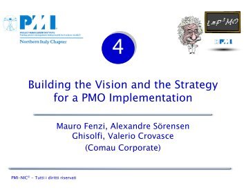 Building the Vision and the Strategy for a PMO ... - PMI-NIC