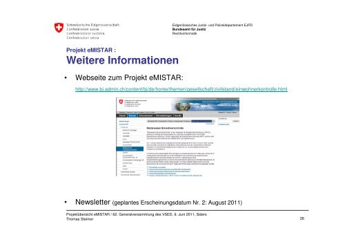 Elektronisches Meldewesen Infostar - Verband Schweizerischer ...