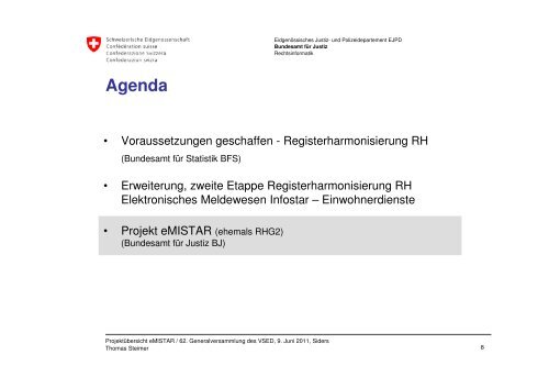 Elektronisches Meldewesen Infostar - Verband Schweizerischer ...