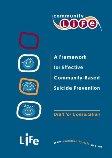 A framework for effective community-based suicide prevention