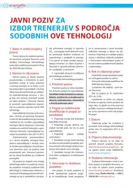 Kombinacija s prihodnostjo: Viessmann ... - Revija Energetik