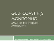 R5's H2S Monitoring Response to the Gulf BP Spill - ladco