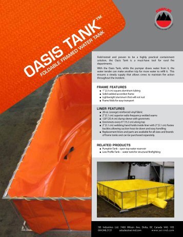 OASIS TANK - SEI Industries Ltd.