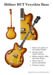 HÃ¶fner Ignition Club Bass - Hofner 