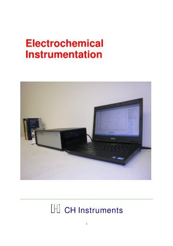 Electrochemical Instrumentation - IJ Cambria Scientific Ltd