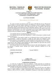 Carta de Audit Intern Åi Codul etic al auditorului intern aprobate prin