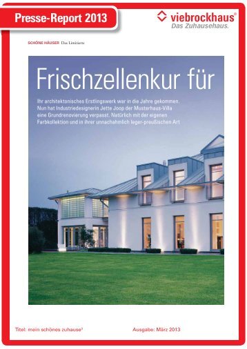 Presse-Report 2013 - Viebrockhaus