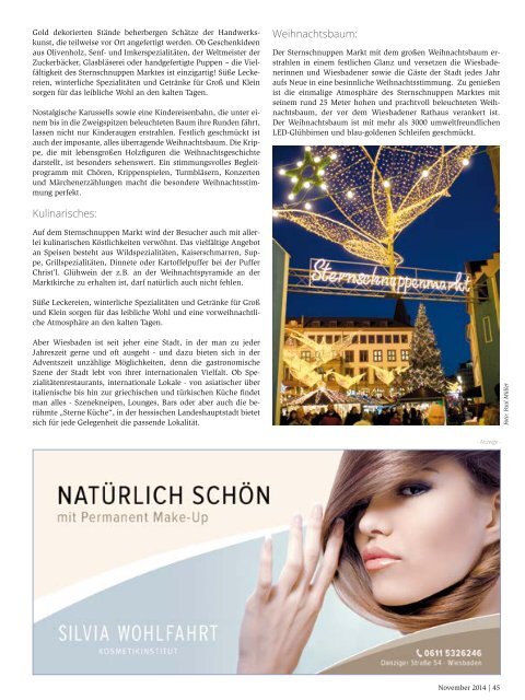 AGIL - DasMagazin, Ausgabe November 2014