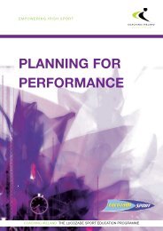 PLANNING FOR PERFORMANCE - Coaching Ireland