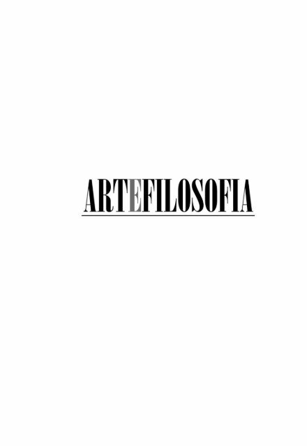 A â€œinconfidÃªnciaâ€ da arte - revista artefilosofia - Ufop