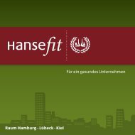 Für ein gesundes Unternehmen Raum Hamburg - Lübeck - Kiel