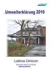 Umwelterklärung des Lubinus Clinicums