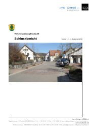 Schlussbericht vom 23. September 2008 - Gemeinde Buchs ZH