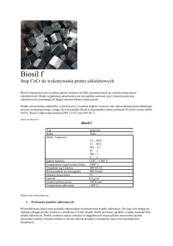 Biosil f - Servident