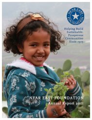 NEF 2011 Annual Report - Near East Foundation