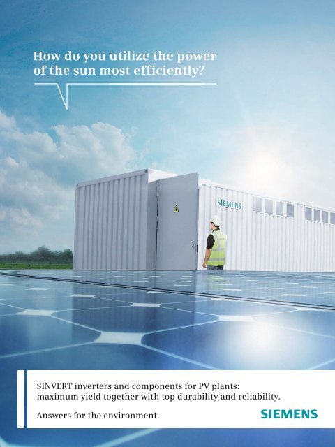 SINVERT Image Brochure - Siemens