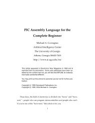 PIC Assembly Language for the Complete Beginner - Artificial ...