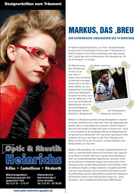 Markus - TV Korschenbroich Handball