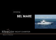 Bel'mare e-brochure - 37South Yacht Charter