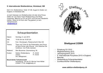 Shettypost Dezember 2009 - Sektion Shetlandpony