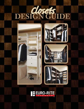 Advantage Plus Closet Design Guide - Euro-Rite Cabinets