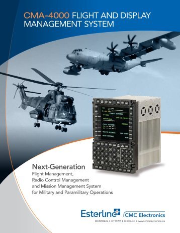 cma-4000 flight and display management system - Esterline