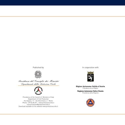 the civil protection handbook for families - Dipartimento della ...