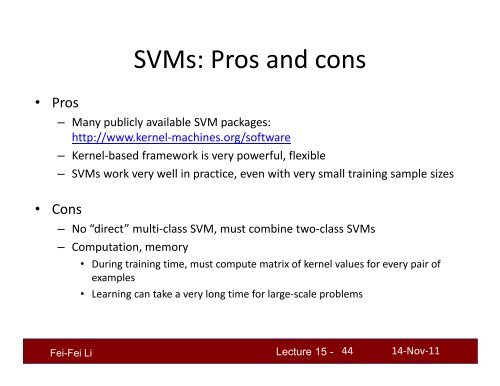 Lecture 15 - Stanford Vision Lab