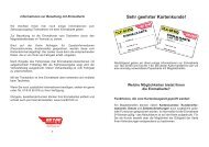 Einmalkarten-Info - bei Taxi 60160