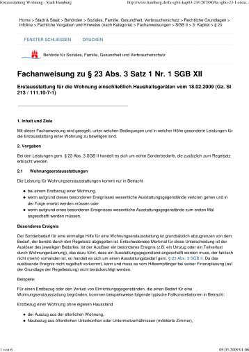 Erstausstattung Wohnung - Stadt Hamburg