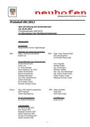 Datei herunterladen (302 KB) - .PDF - Gemeinde Neuhofen