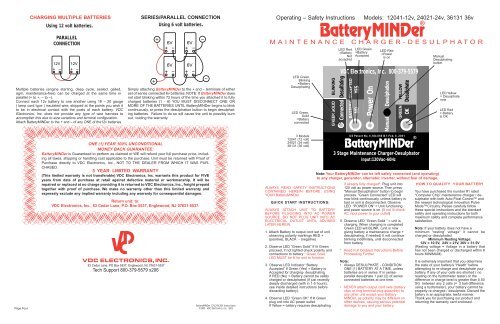 BatteryMINDer 12-24-36 Instructions - Battery Web