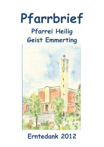 Erntedank 2012 - Pfarrei Emmerting