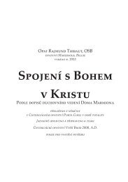 Spojení s Bohem v Kristu.indb - Cisterciácký klášter Vyšší Brod