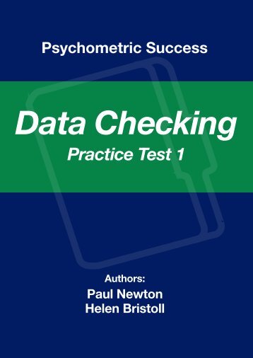 psychometric success data checking - practice test 1