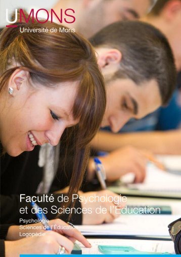 Faculté de Psychologie et des Sciences de l - Université de Mons