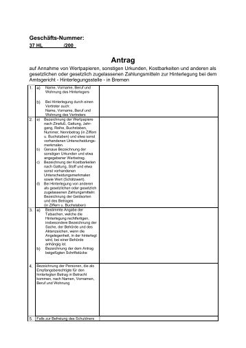 Hinterlegungsantrag_Wertgegenstand_20070301.pdf - Amtsgericht ...