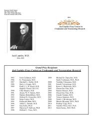 Jack Lapides, M.D. Grand Prize Recipients Jack Lapides Essay ...