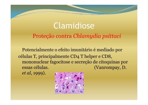 Avaliação Diatésica das Calamidioses Aviárias - SOVERGS