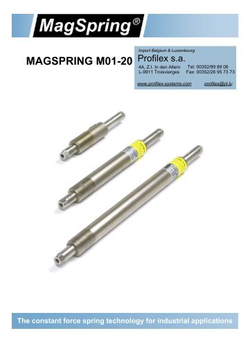 MAGSPRING M01-20 - Profilex sa