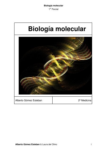 Biologia molecular_Primer parcial.pdf - VeoApuntes.com