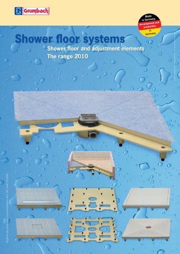 Shower floor element - Grumbach