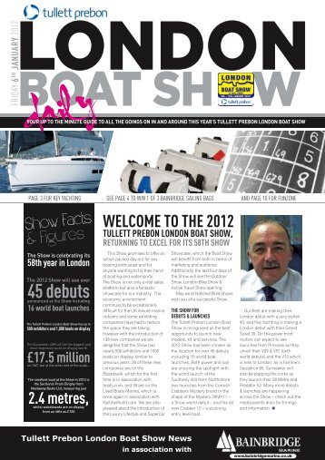 45 debuts - London Boat Show