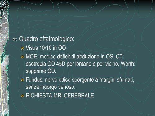 Cosa puÃ² nascondersi dietro un gonfiore papillare - R. Salati