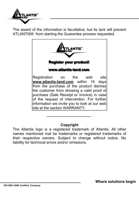 DiskMaster NASG501D - Atlantis Land