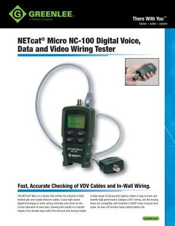 MA4825 NC-100 NETcat Micro Data Sheet.indd