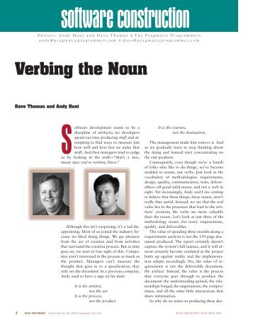 Verbing the Noun (pdf)