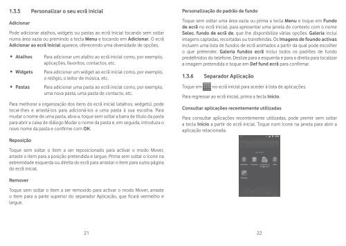 User manual Vodafone Smart II